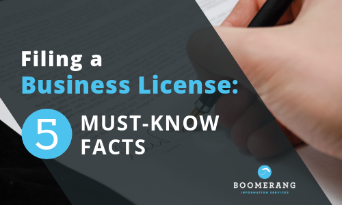 Filing a Business License